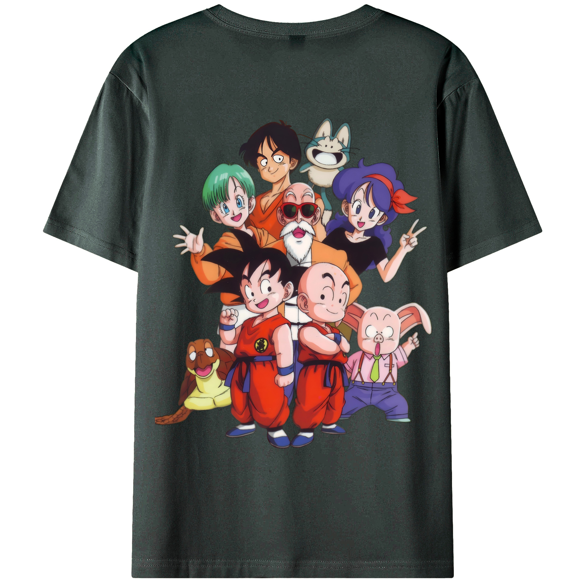 （画像用） ドラゴンボール DRAGON BALL 綿100％ メンズ半袖Tシャツ（バックプリント） 通気性
